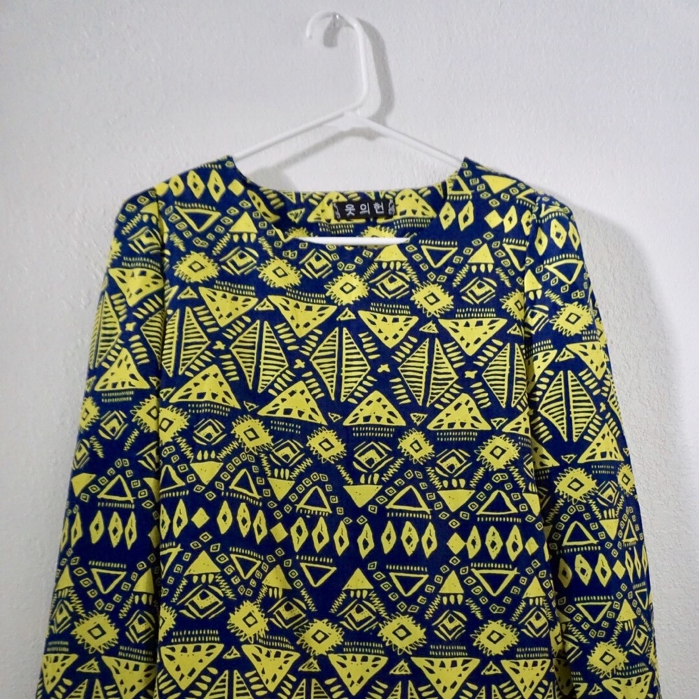 Abstract Print Women’s Blouse